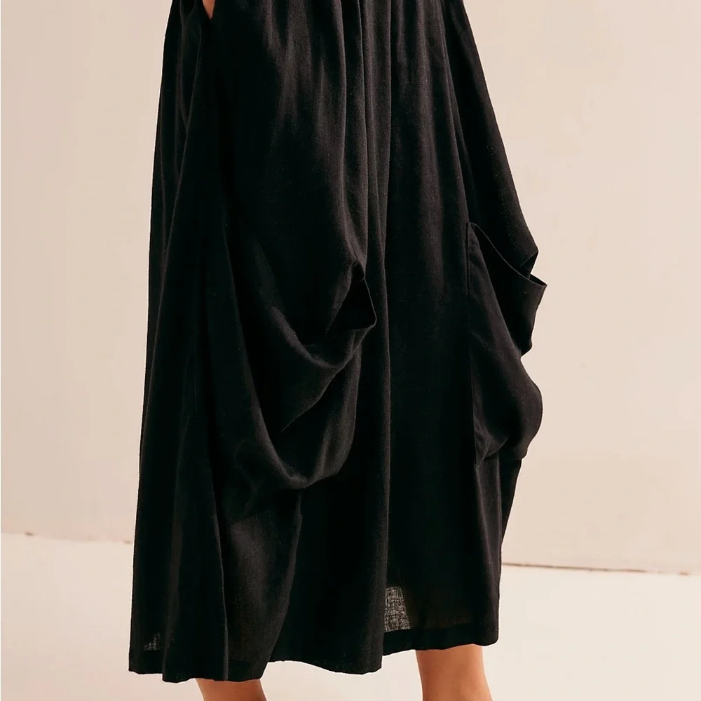 Free people Riley pants in black - Picture 3 of 4